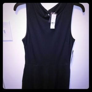NWT New York & Company Cotton Black Dress